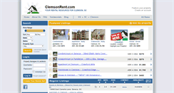 Desktop Screenshot of new.clemsonrent.com